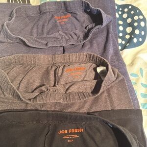 Joe Fresh leggings. Lot of 3.size Small